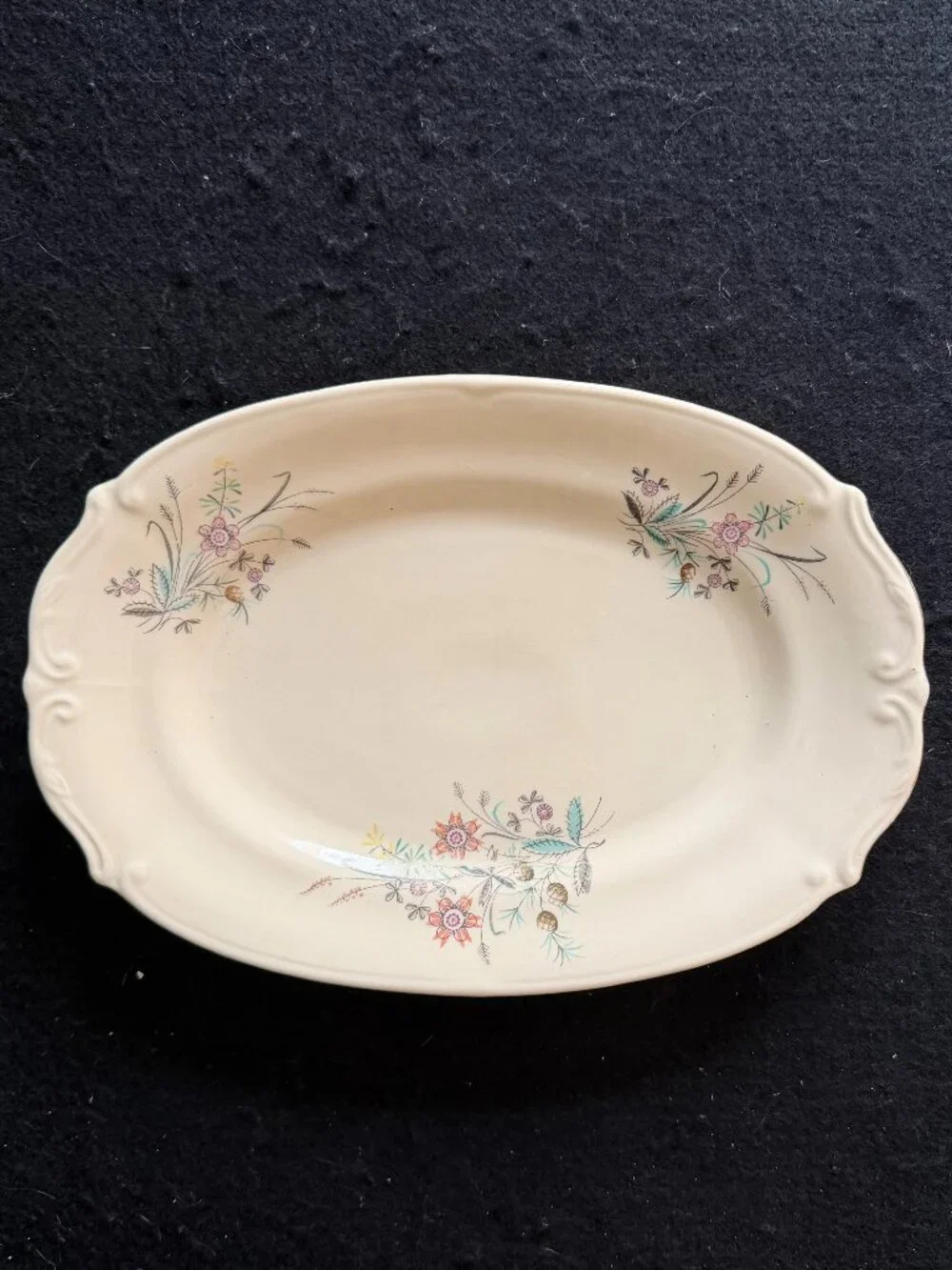 Vintage P.T. Tulowice Mid-Centry Serving Platter